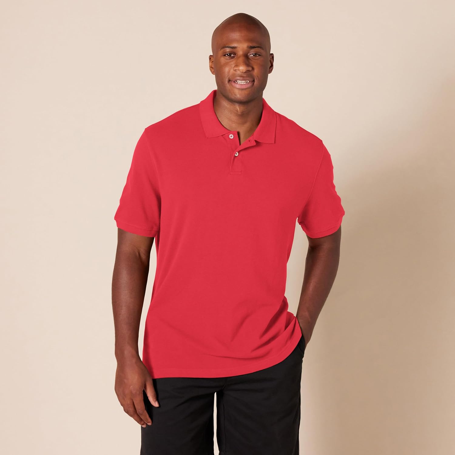 Thumbnail 4 de Amazon Essentials Herren Piqué-Poloshirt aus Baumwolle (schmale Passform)