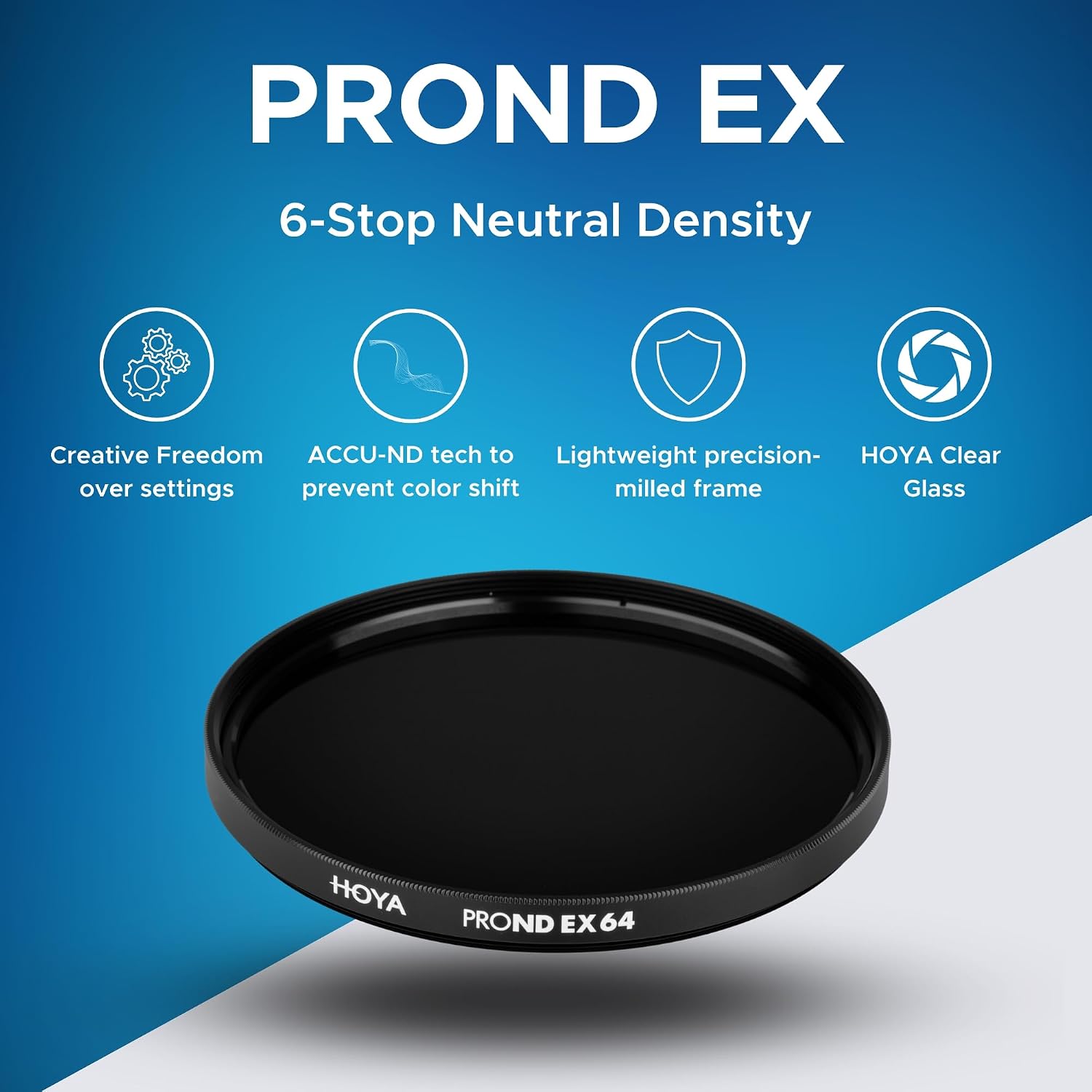 Detalle 2 de HOYA PRO ND-EX ND64 – filtr szary 72 mm, redukcja światła o 6 stopni