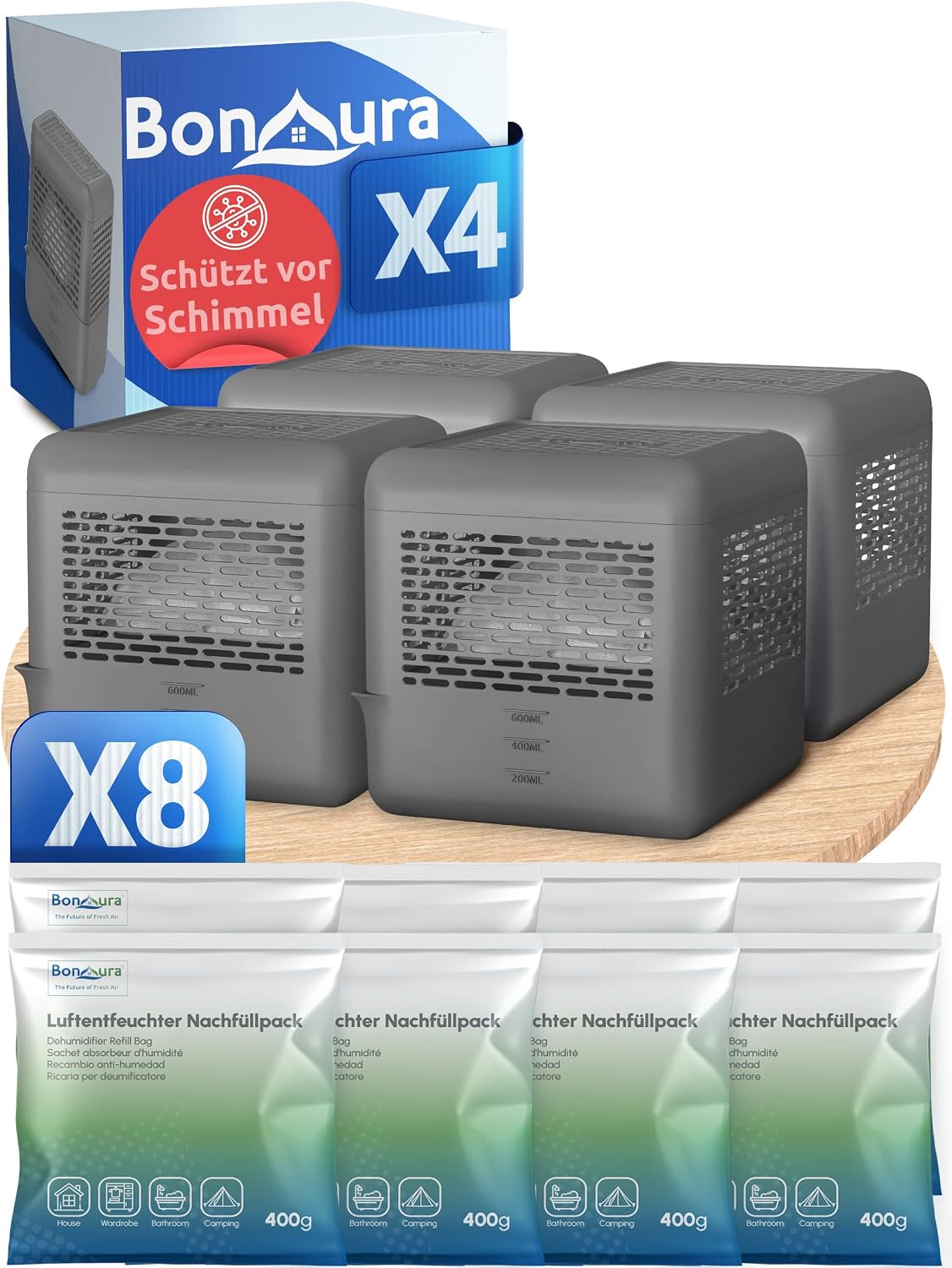 Detalle de Luftentfeuchter BonAura Set für 40 m²