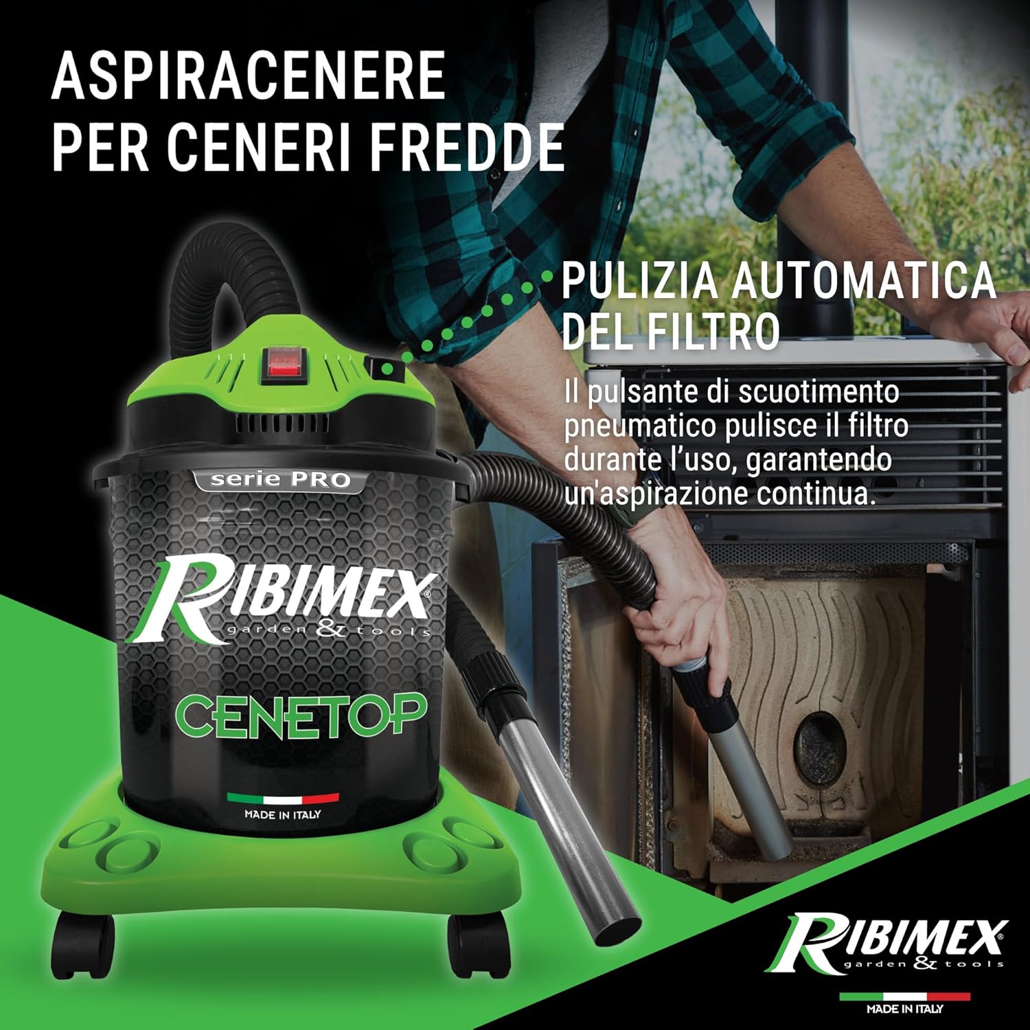 Thumbnail 1 de Ribimex Aspiracenere elettrico PRCEN012 1200 W