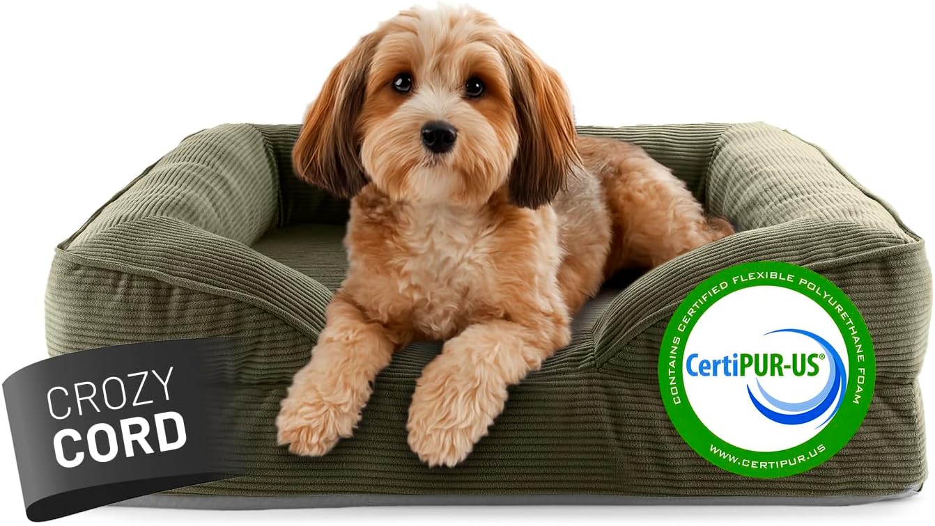 Detalle de Lumaland orthopädisches Hundebett Cord 70x60