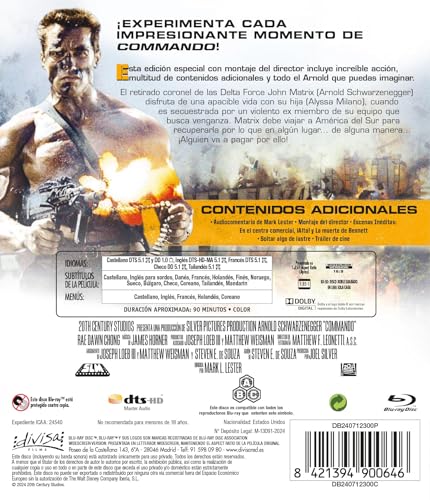 Thumbnail 1 de Commando (Director’s Cut) 1985 — Blu-ray (Divisa Films)