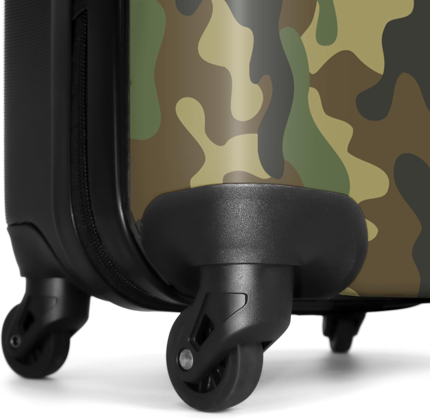 Detalle 2 de NoBoringSuitcases.com® Maleta de Cabina Camuflaje ✈