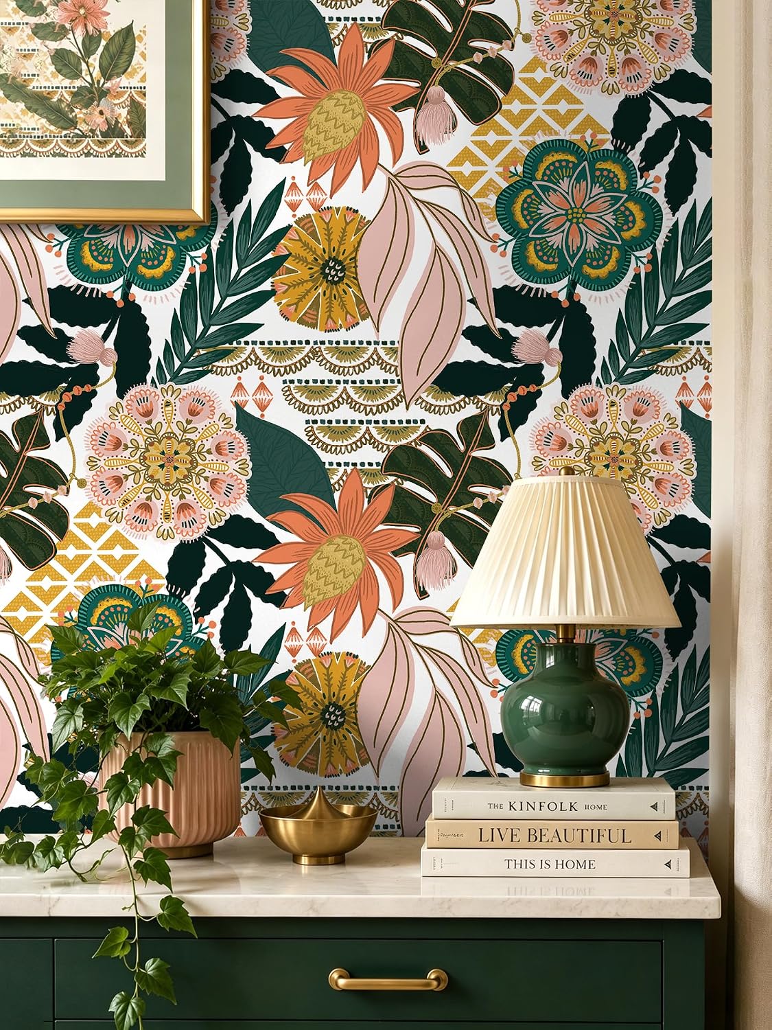 Detalle 1 de Peel and Stick Wallpaper 17.5 x 118 in
