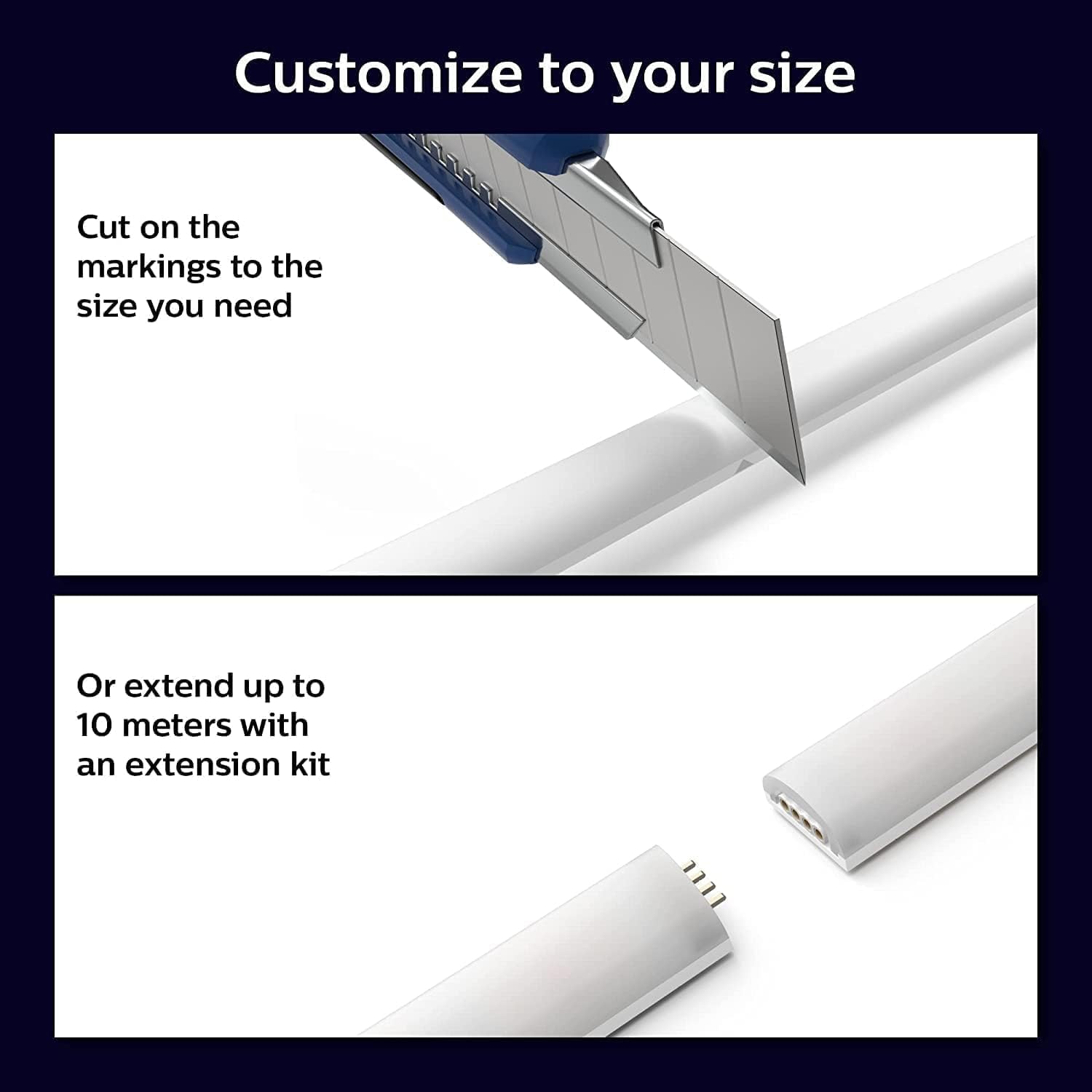 Thumbnail 3 de Philips Hue Gradient Light Strip 2m: Sync with Entertainment and Smart Home Control