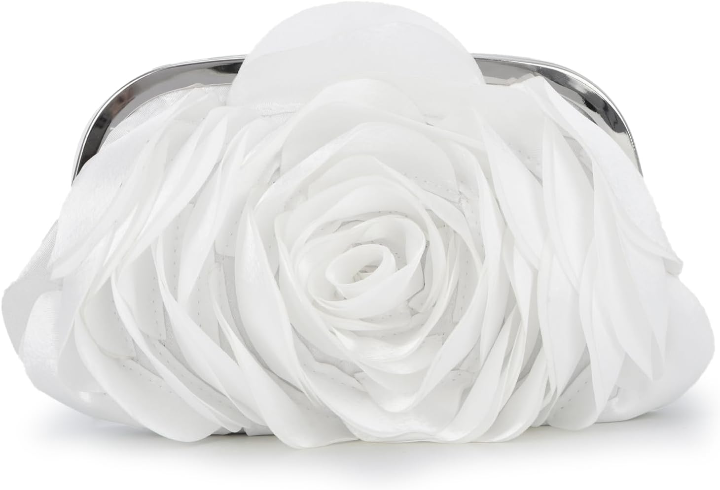 Thumbnail 6 de Fecialy Floral Satin Evening Bag 26cm