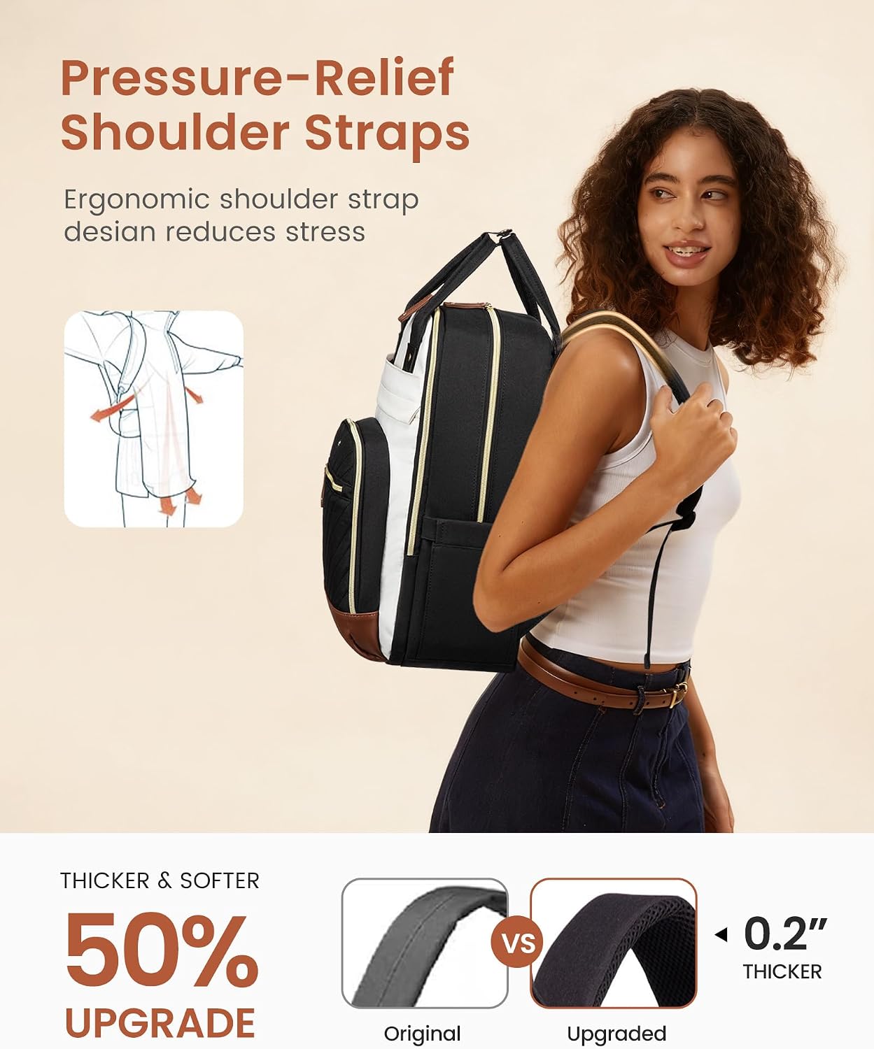 Thumbnail 5 de LOVEVOOK 15.6" Laptop Backpack for Women