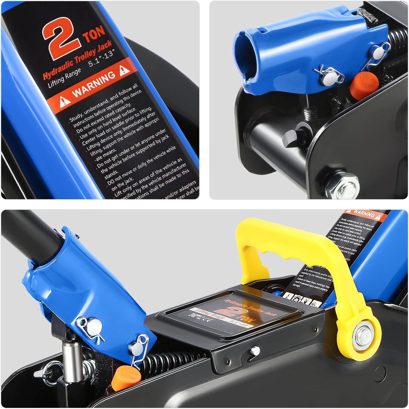 Thumbnail 5 de DNA Motoring TOOLS-00474 2 Ton Hydraulic Jack 🛠