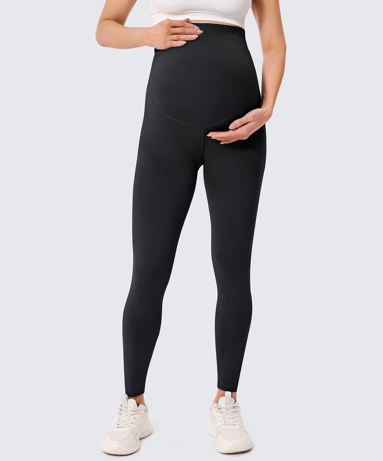 Thumbnail 3 de BAYDI Creamlush Umstandsleggings mit 4-Wege-Stretch