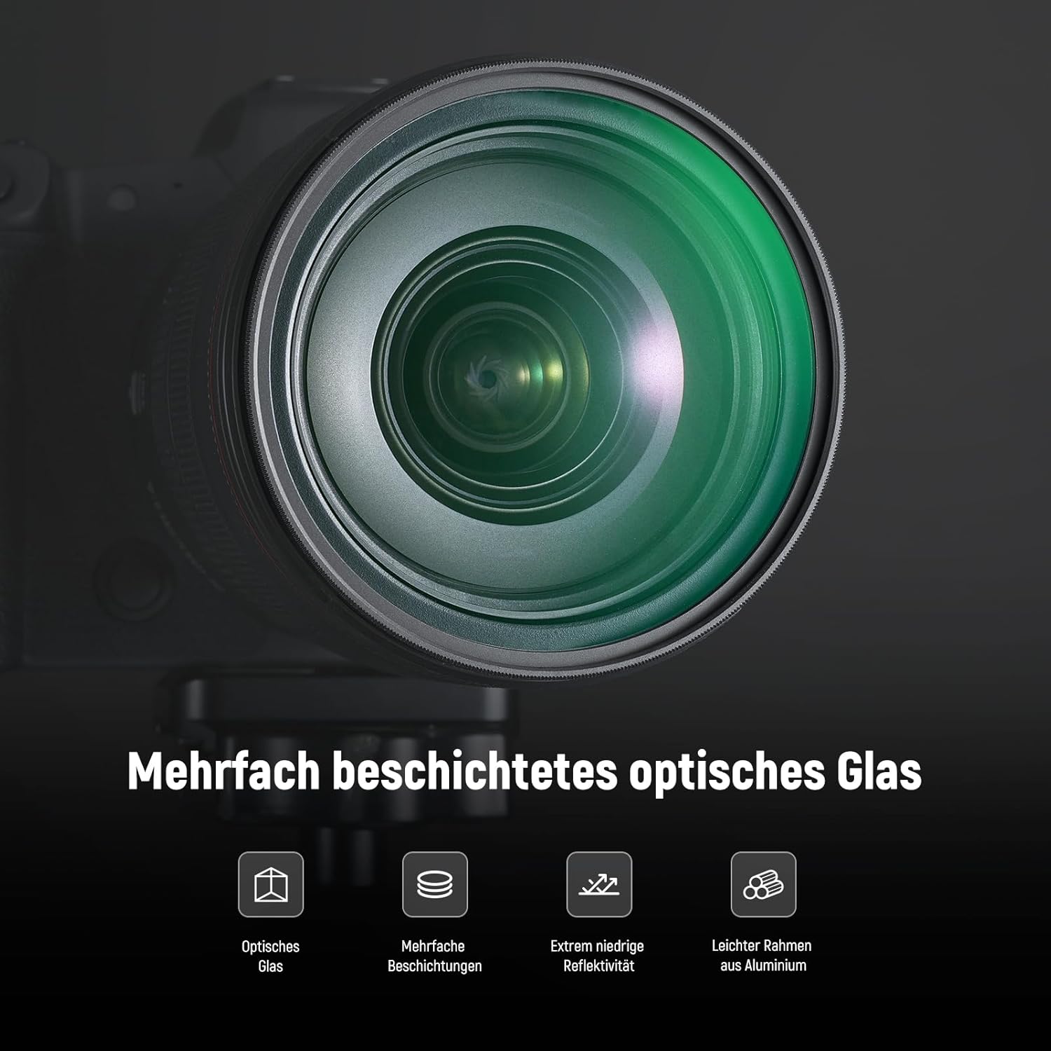 Thumbnail 4 de NEEWER 72mm 1/4 & 1/8 Black Diffusion Filter (2er-Set) für filmische Porträts & Video