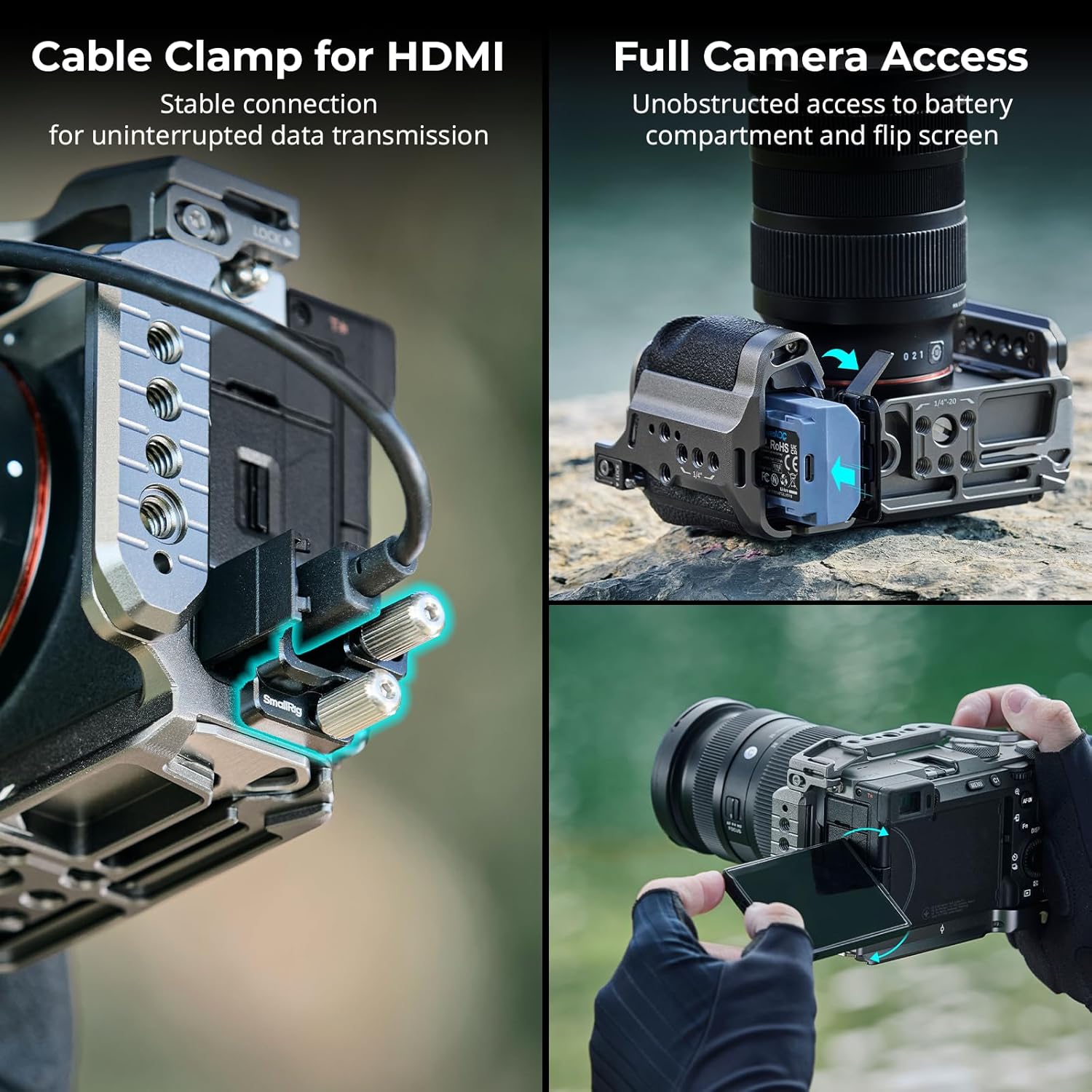 Thumbnail 4 de SMALLRIG HawkLock cage A7C II 1s