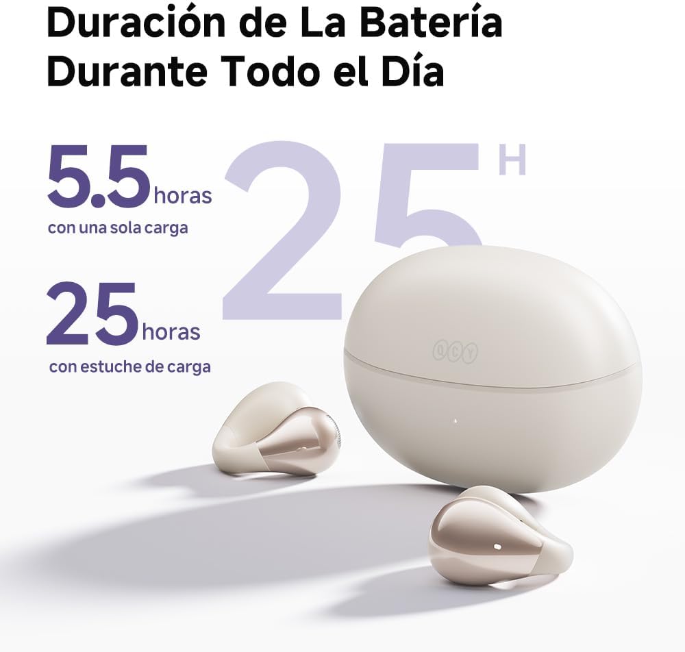 Detalle 2 de QCY Crossky C30 Cuffie Wireless open-ear con Bluetooth 5.4, chiamate ENC e doppia connessione