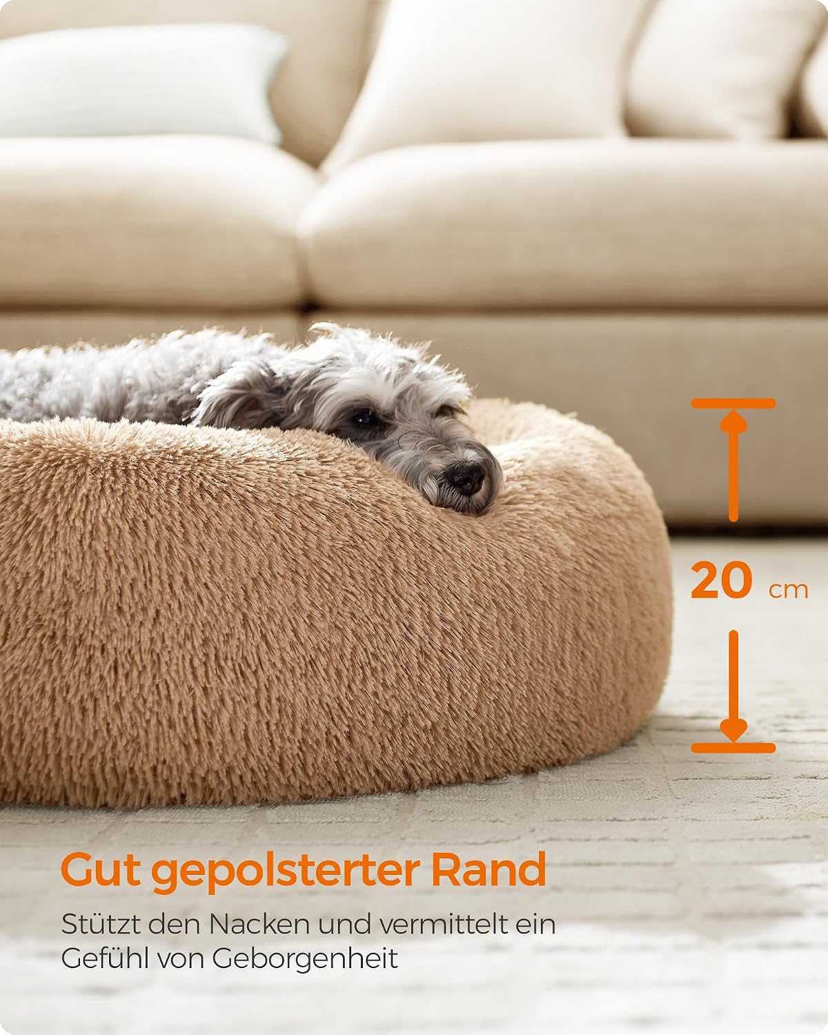 Thumbnail 4 de Feandrea Donut Hundebett 70 cm Ø