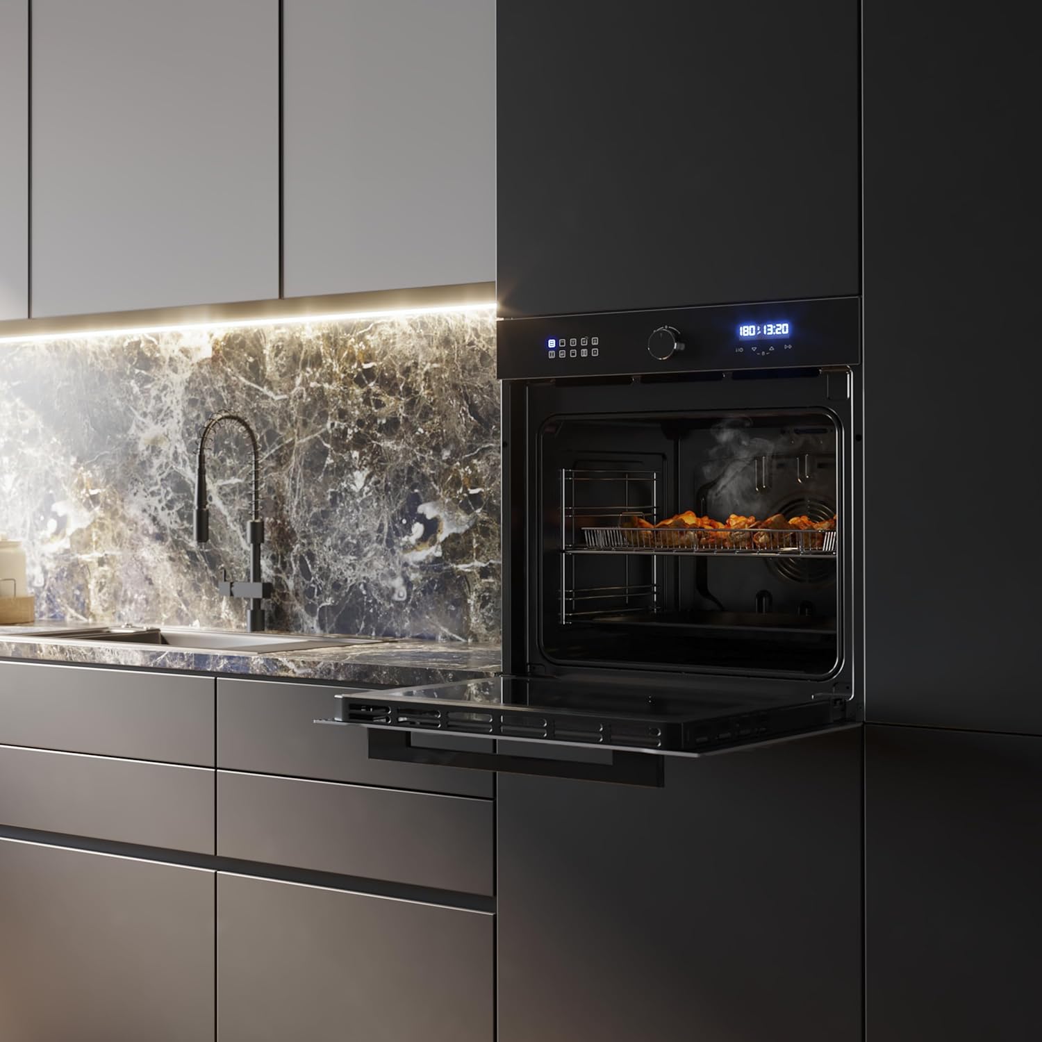 Thumbnail 11 de Cecotec Bolero Hexa AF316000 Horno Integrable 81L 11 Funciones