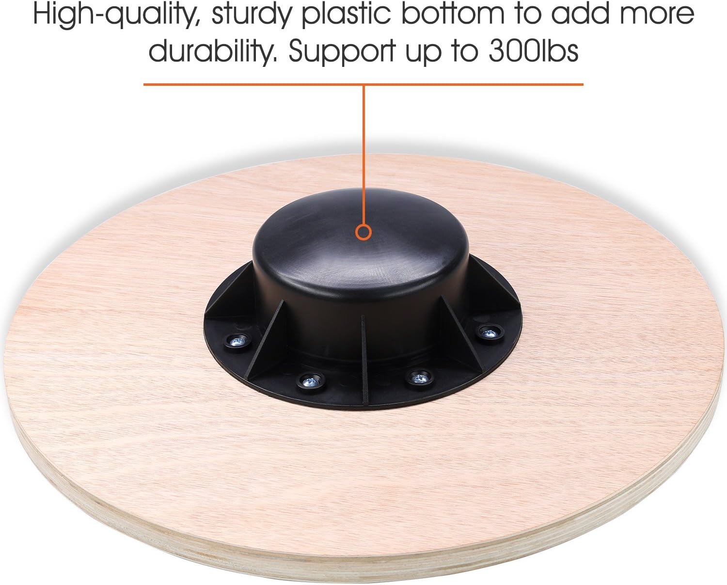 Detalle 2 de Yes4All Wobble Balance Board, Wood