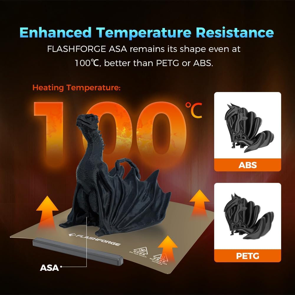Thumbnail 3 de FLASHFORGE ASA Filament 1.75mm (Anti-UV) for FDM Printers