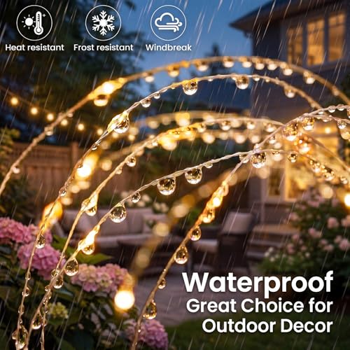 Thumbnail 7 de btfarm Solarlampen für außen – 4er-Set, 120LED, 8 Modi, wasserdicht
