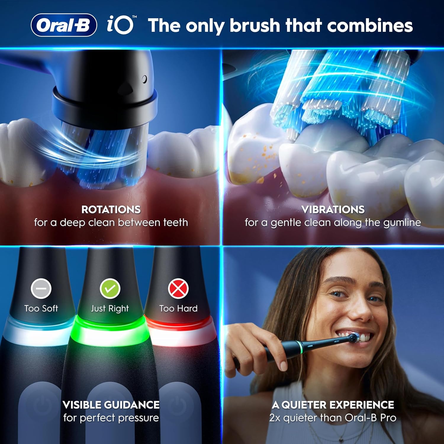 Thumbnail 4 de Oral-B iO9 electric toothbrush (special edition) with app-connected handle, 7 modes