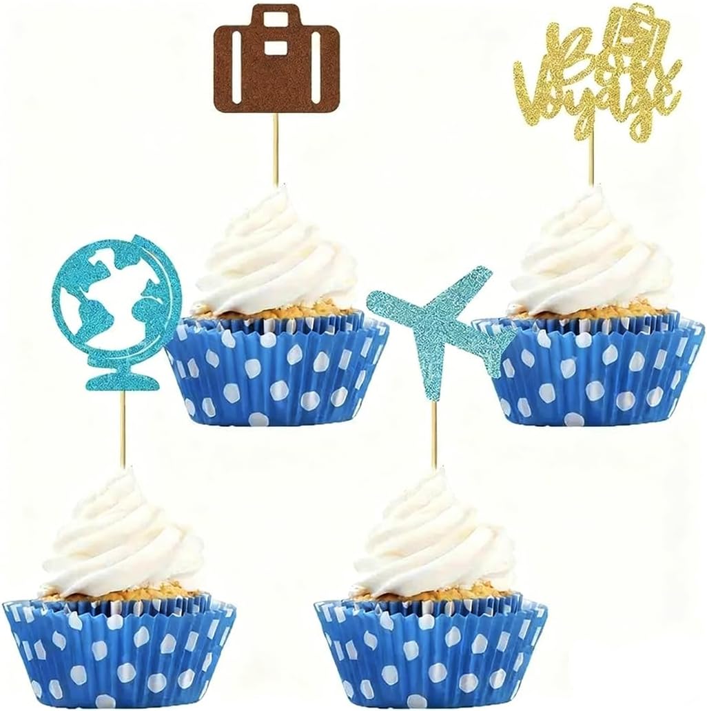 Detalle de Morndew Cupcake Toppers, 24-Piece Set