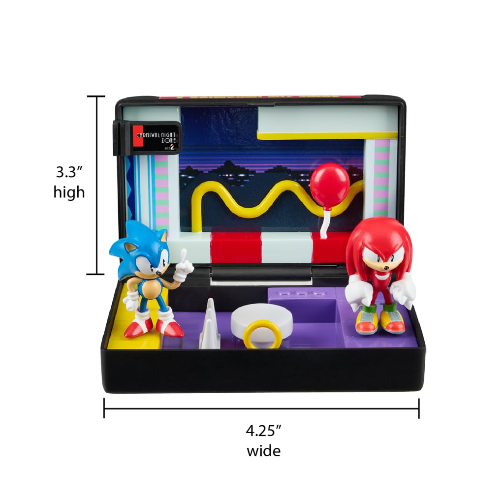 Detalle de Sammler-Replik Faltbare Retro-Konsole SEGA Mega Drive – Sonic Boss Bundle mit 4 Supervillain-Figuren und Sonic 1 Diorama