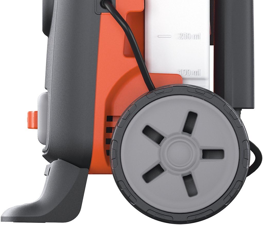 Detalle 2 de BLACK+DECKER Idropulitrice ad Alta Pressione BXPW1600PE con Patio Cleaner e Spazzola Fissa – 125 bar, 1600 W, 420 l/h
