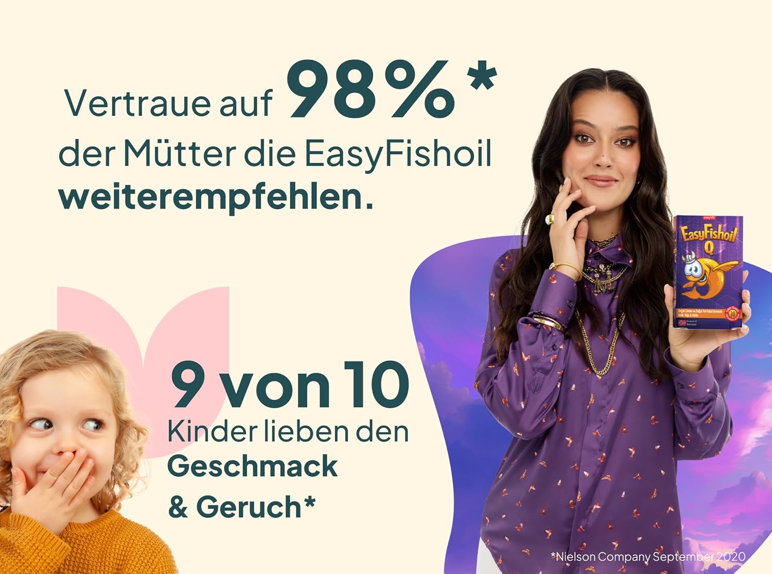 Thumbnail 6 de EasyFishoil Omega 3 Jelly für Kinder (30 Tage) mit Cholin und B-Vitaminen