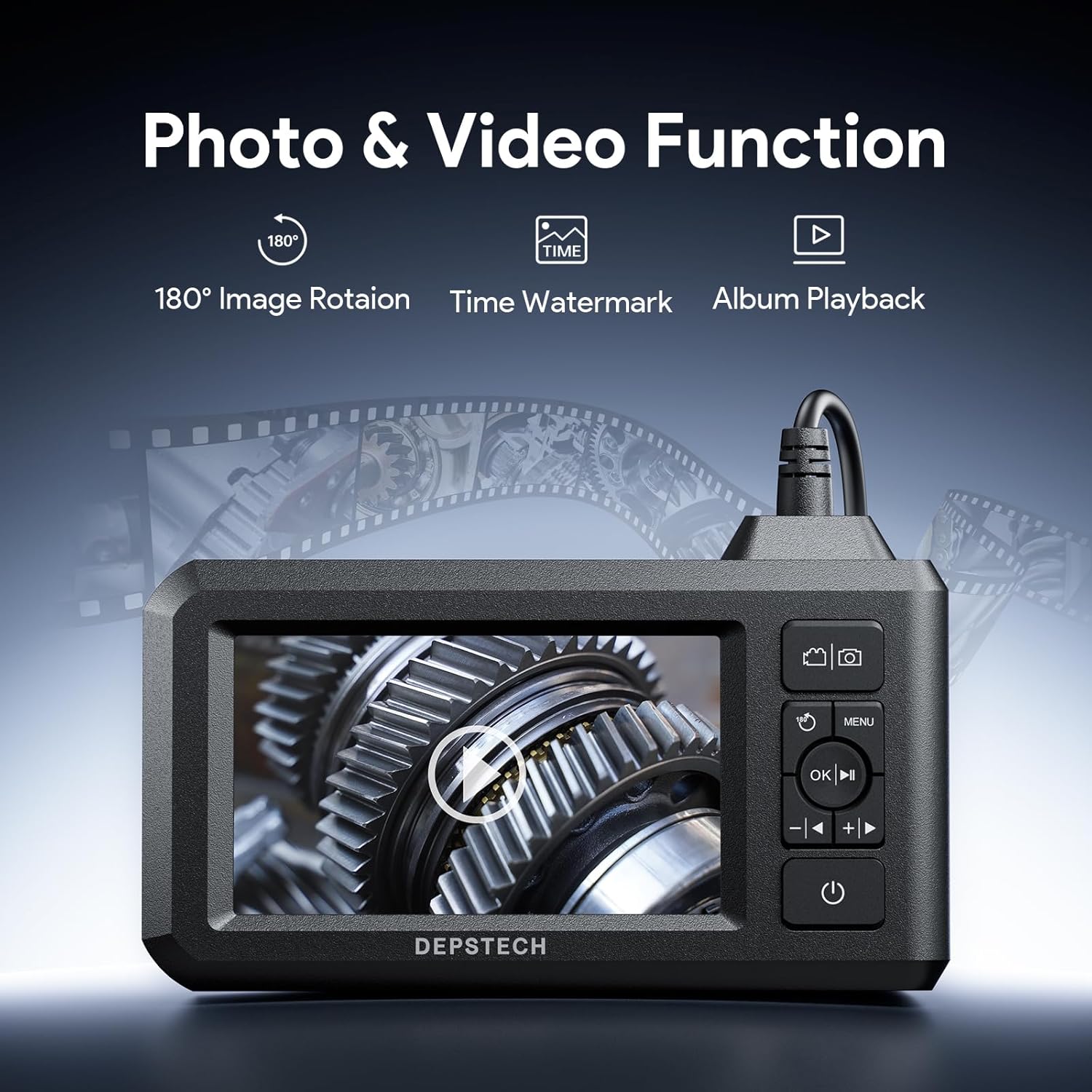 Thumbnail 4 de DEPSTECH Dual Lens Endoscope 1080P 4.3"