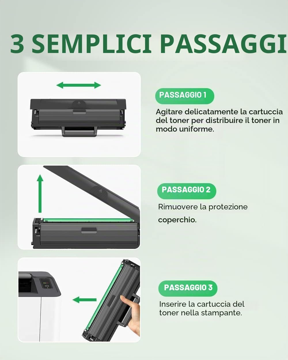 Thumbnail 5 de Colorfly 106A W1106A toner compatibile con chip (confezione 2) nero