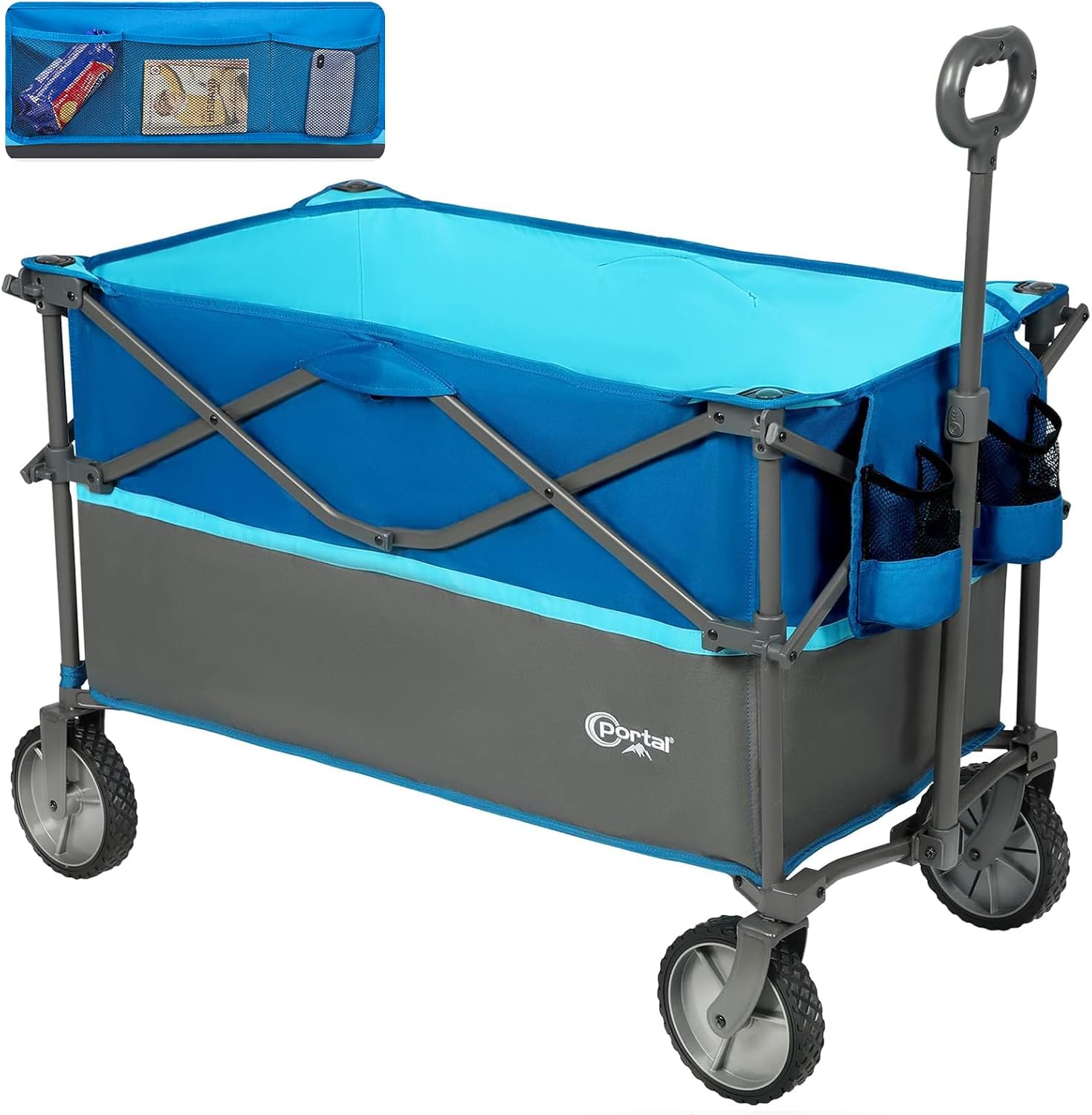 Thumbnail 6 de PORTAL XL Deeper Festival Trolley on Wheels 300L folding camping cart with large capacity pockets