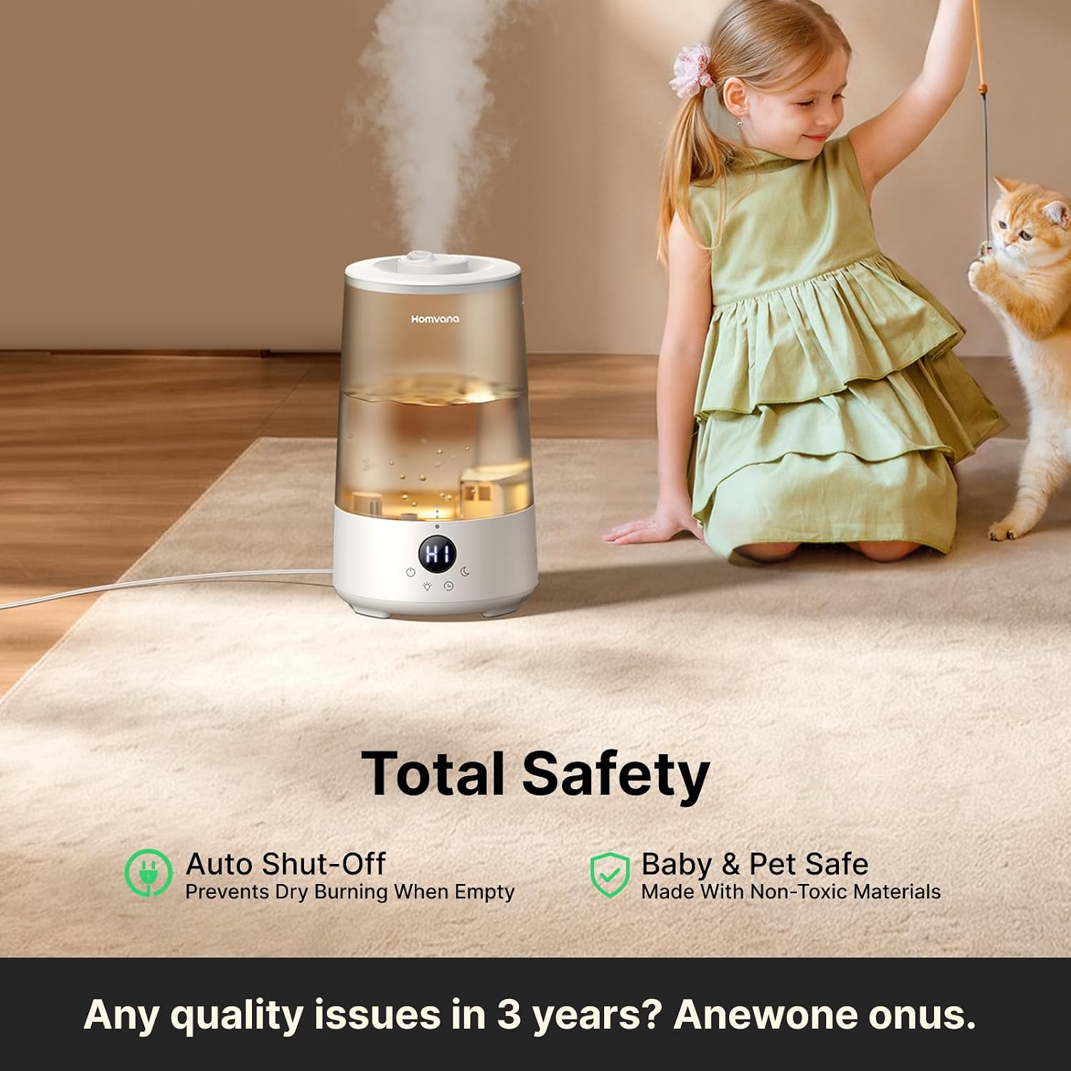 Thumbnail 6 de Homvana 3.6L Cool Mist Humidifier