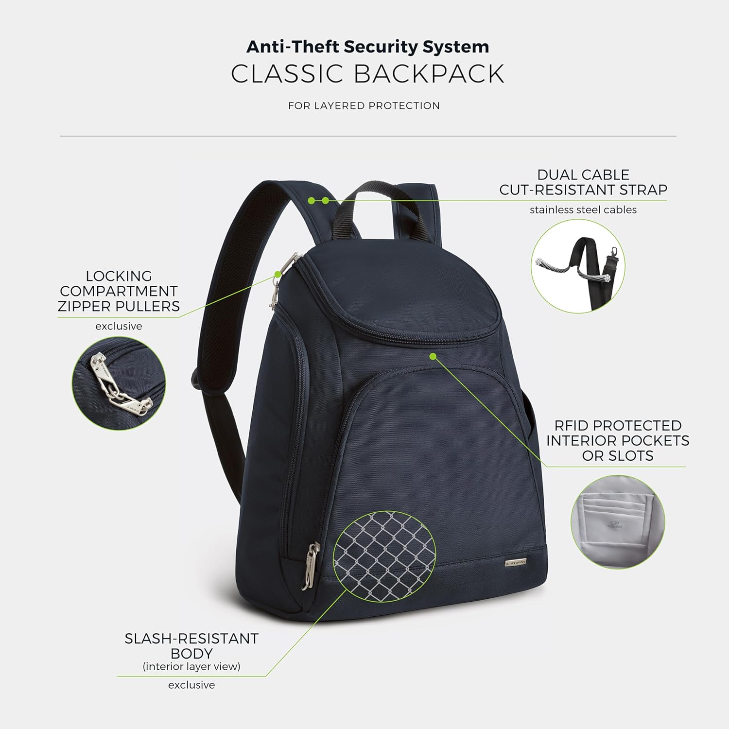 Detalle de Travelon Anti-Theft Classic Backpack