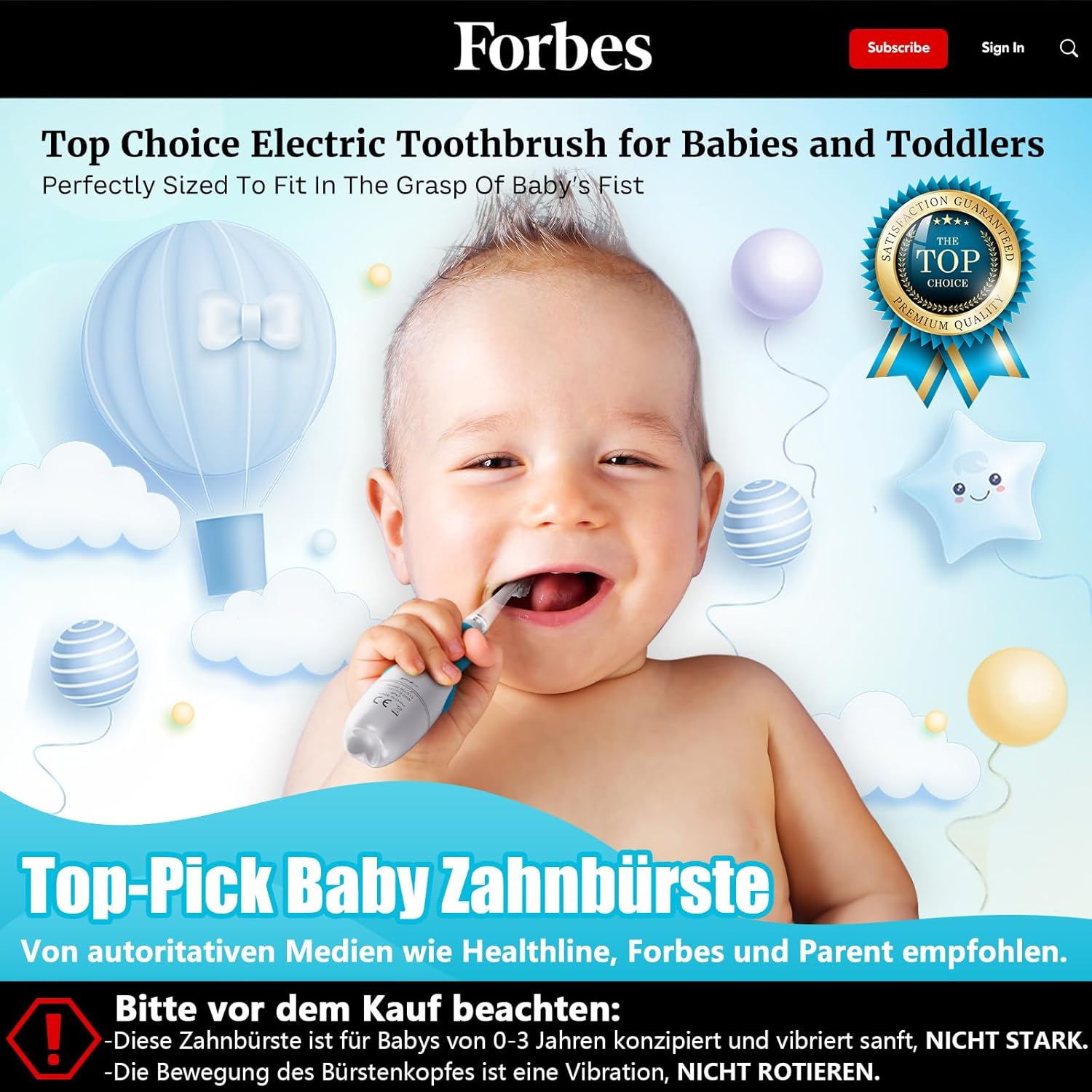 Detalle 2 de Elektrische Zahnbürste Kinder 17.000 VPM