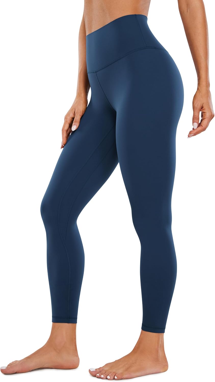 Detalle de CRZ YOGA Women's Butterluxe High Waisted Leggings 25" – Buttery Soft, 7/8 Length in French Navy