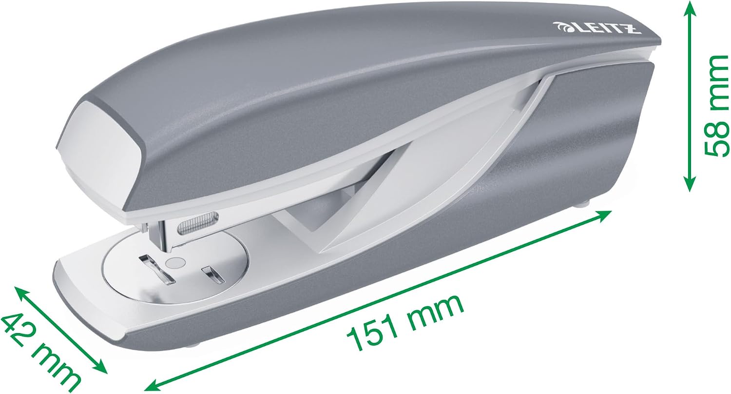 Thumbnail 2 de Leitz WOW Stapler 30 Sheet Capacity — Pearl White, Ergonomic Metal Body (55021001)