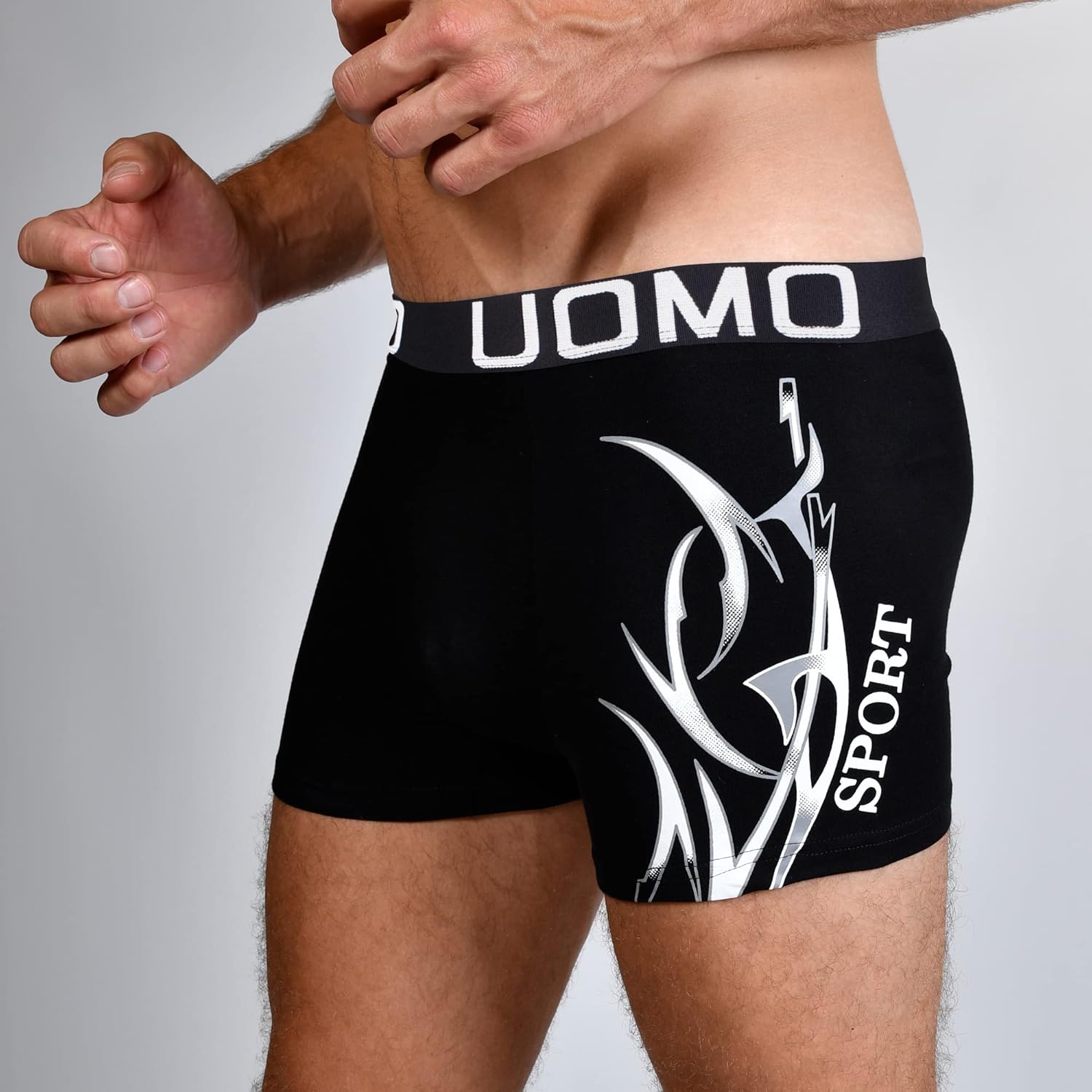 Thumbnail 1 de L&K 6/8/10er Pack Herren-Boxershorts Men Retroshorts mit Muster aus Baumwolle 1102