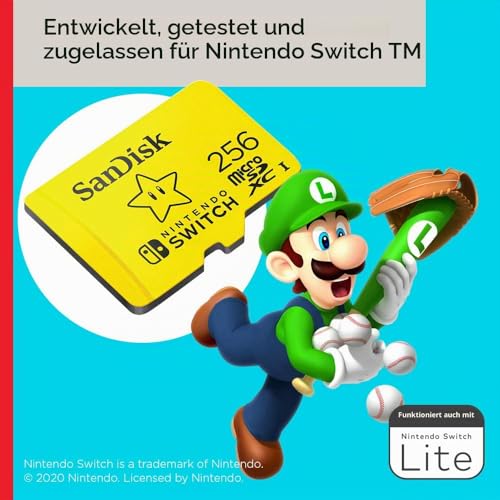 Thumbnail 4 de SanDisk microSDXC UHS-I Speicherkarte für Nintendo Switch 256 GB