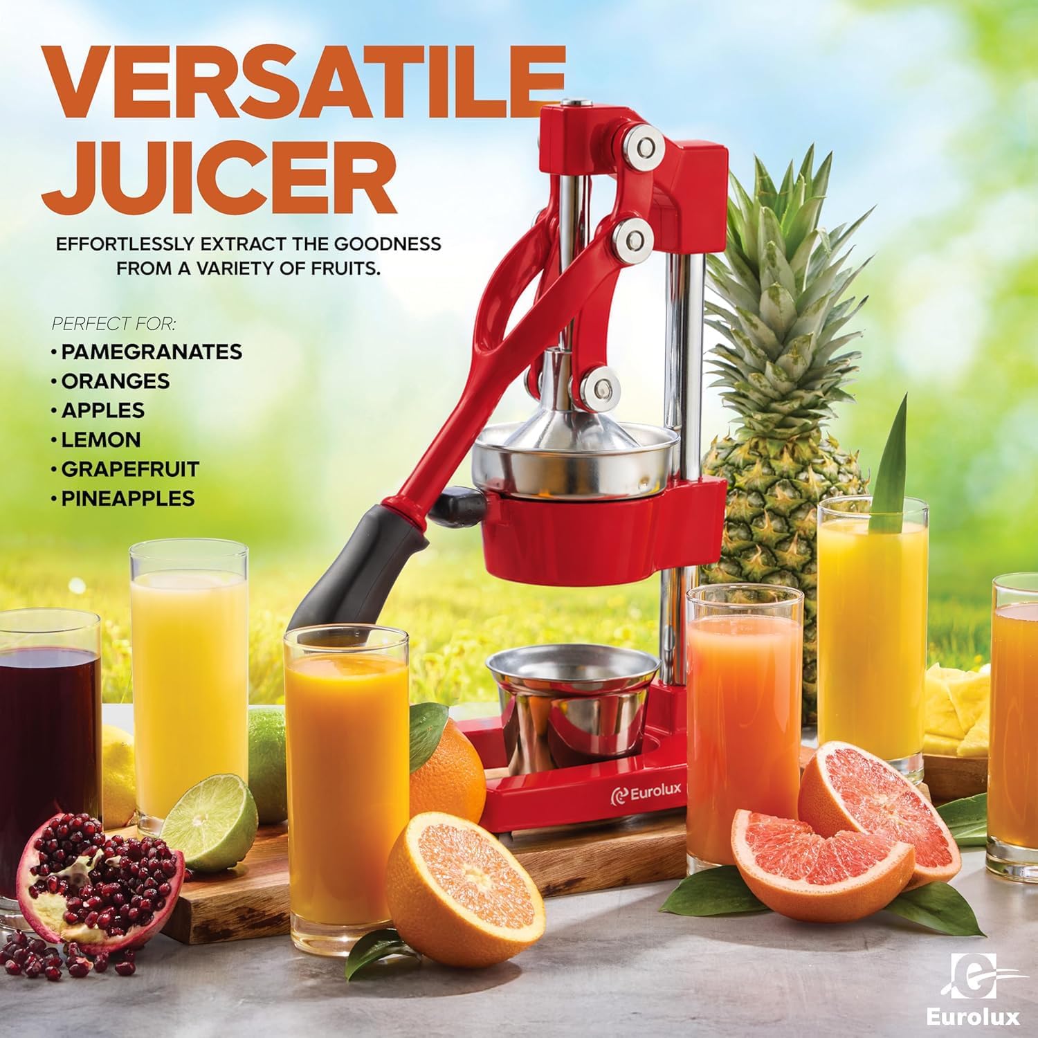 Detalle de Eurolux Cast Iron Citrus Juicer
