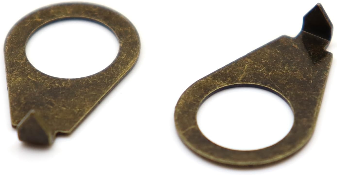 Detalle 1 de Samherome GP-001-6 Guitar Knob Pointers, Bronze Metal, for 3/8" USA CTS Pots