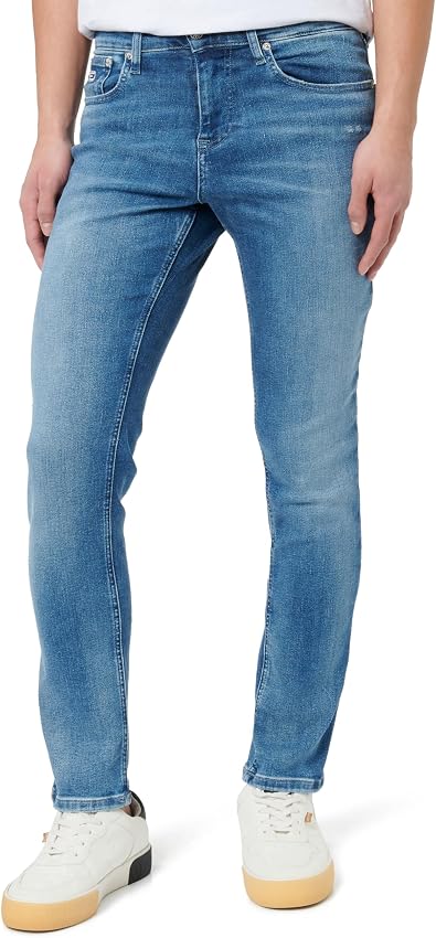 Detalle de Tommy Jeans Scanton Slim - Pantalones de Mezclilla Hombre