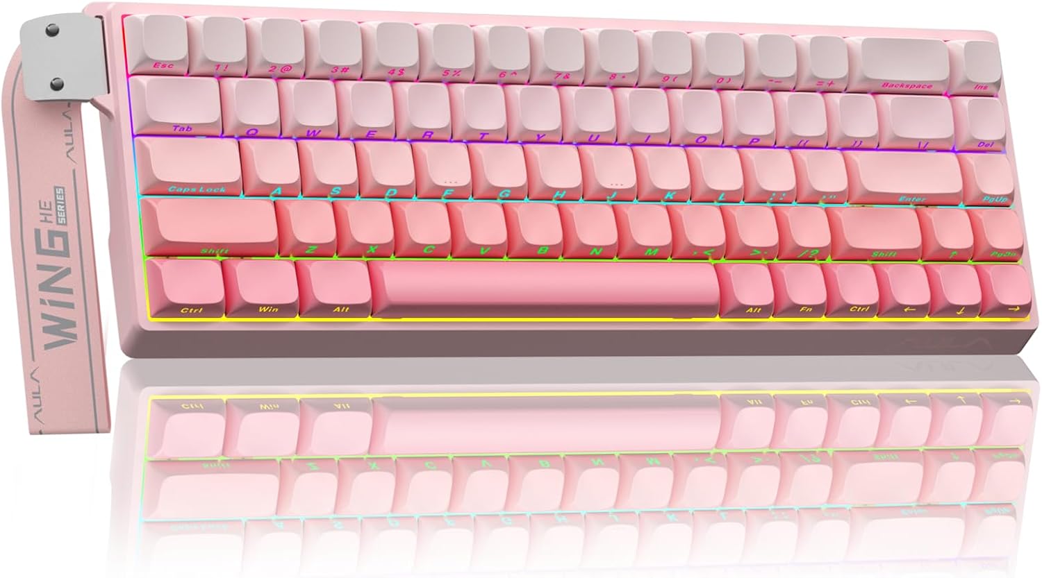 Detalle de AULA WIN68 HE Hall Effect 8000Hz RGB keyboard