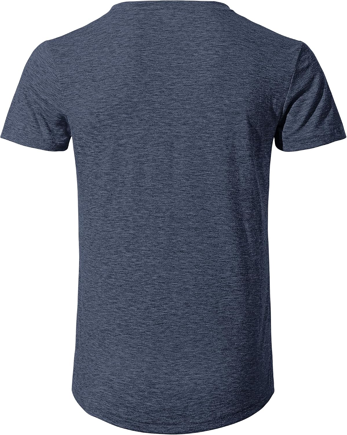 Detalle de TARAINYA Henley Shirt Herren aus Baumwolle – Kurzarm, 3-Knopf-Verschluss, OEKO-TEX, Größen M–4XL