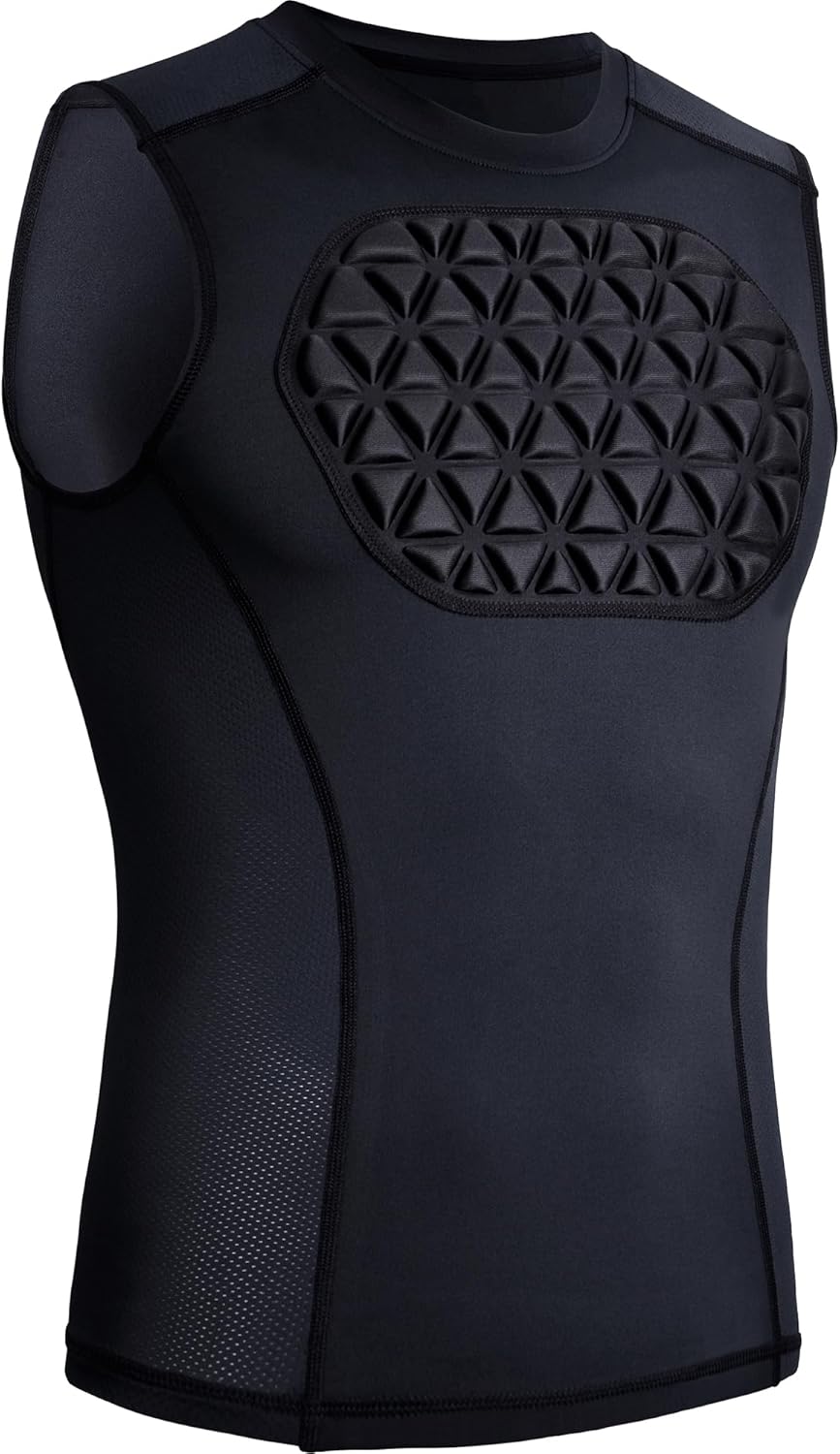 Thumbnail 6 de Legendfit Youth Baseball Chest Protector Padded Compression Shirt for Softball, Football & More