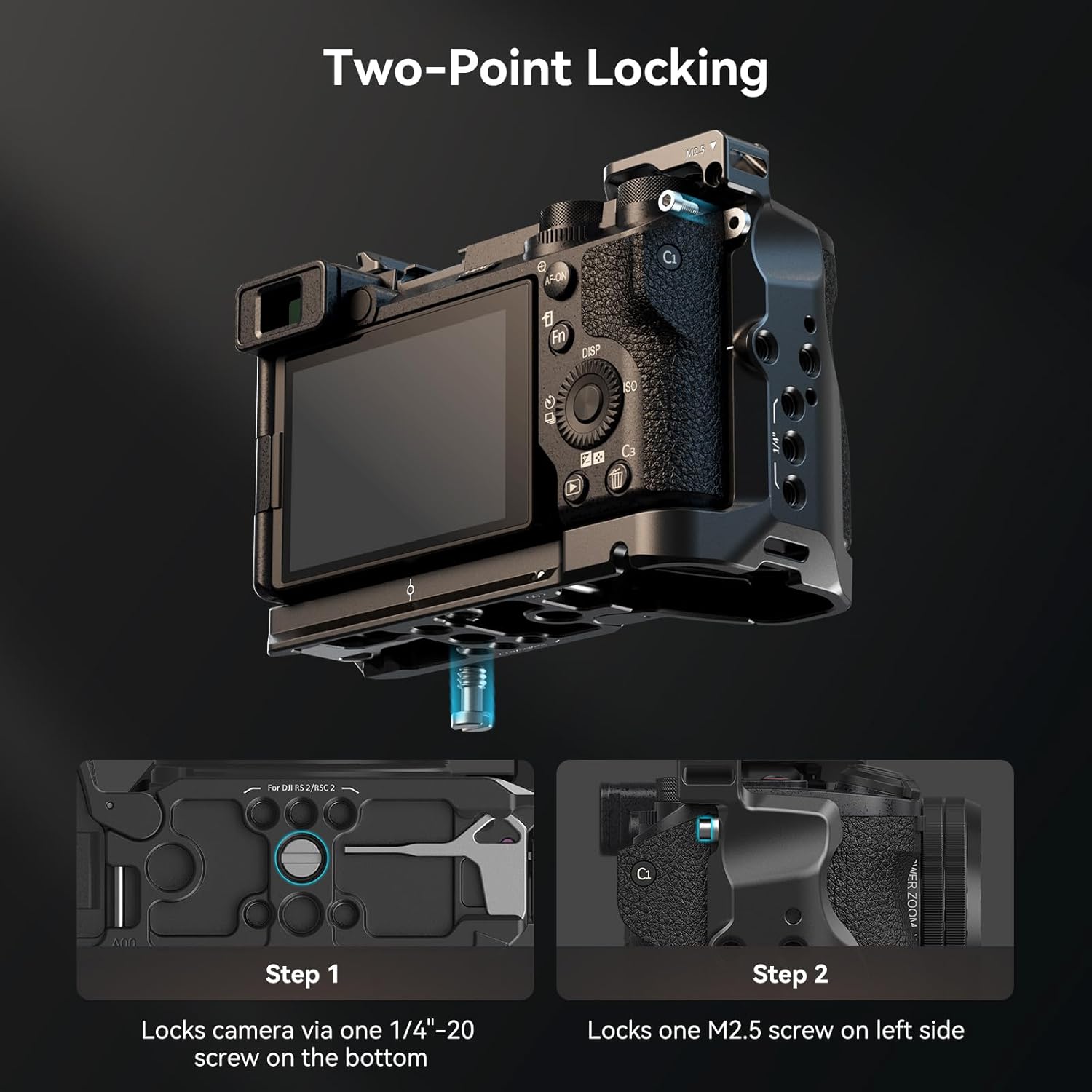 Thumbnail 1 de SmallRig Alpha 6700 Cage Kit 4336 für Sony A6700 inkl. HDMI-Kabelklemme und Arca-Schnellwechselplatte