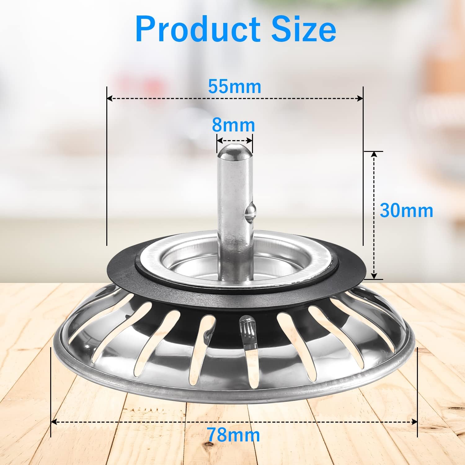 Thumbnail 1 de Upgraded Kitchen Sink Plug Strainer