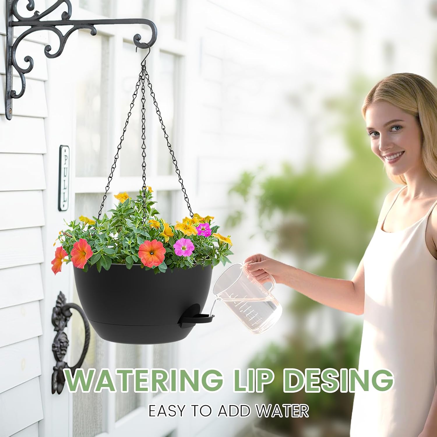 Detalle de AHJZO Hanging Planters, 12-Inch