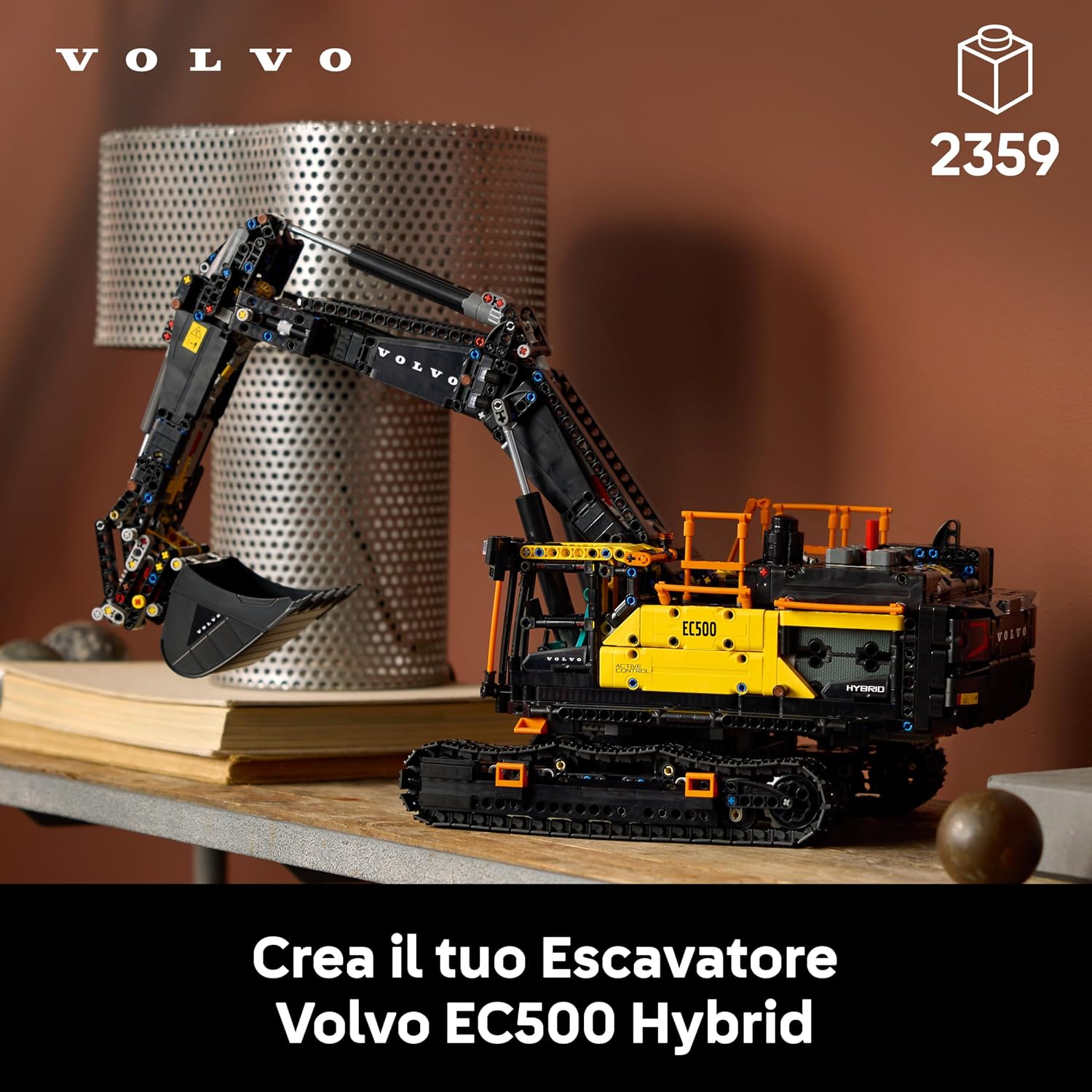 Detalle 2 de LEGO Technic Escavatore EC500 Hybrid 42215 🧱