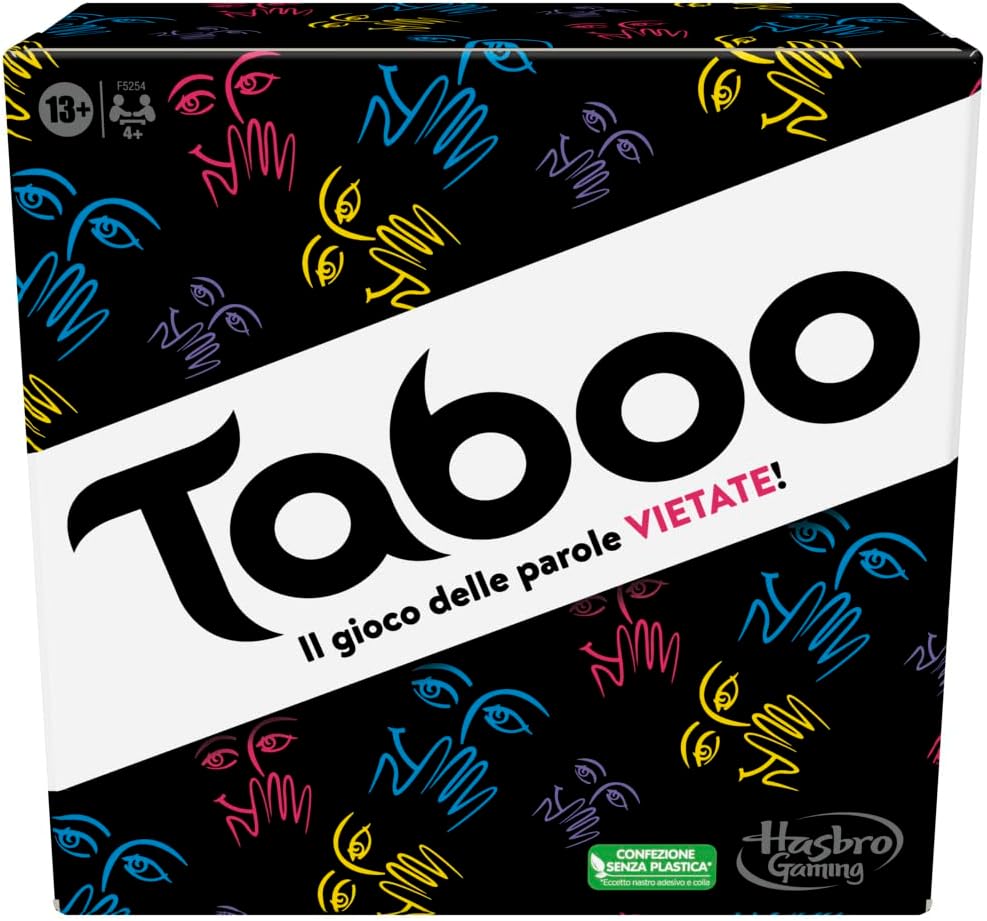 Detalle de Hasbro Taboo classico: gioco di società con parole da indovinare per adulti e adolescenti (4+ giocatori, 13+)
