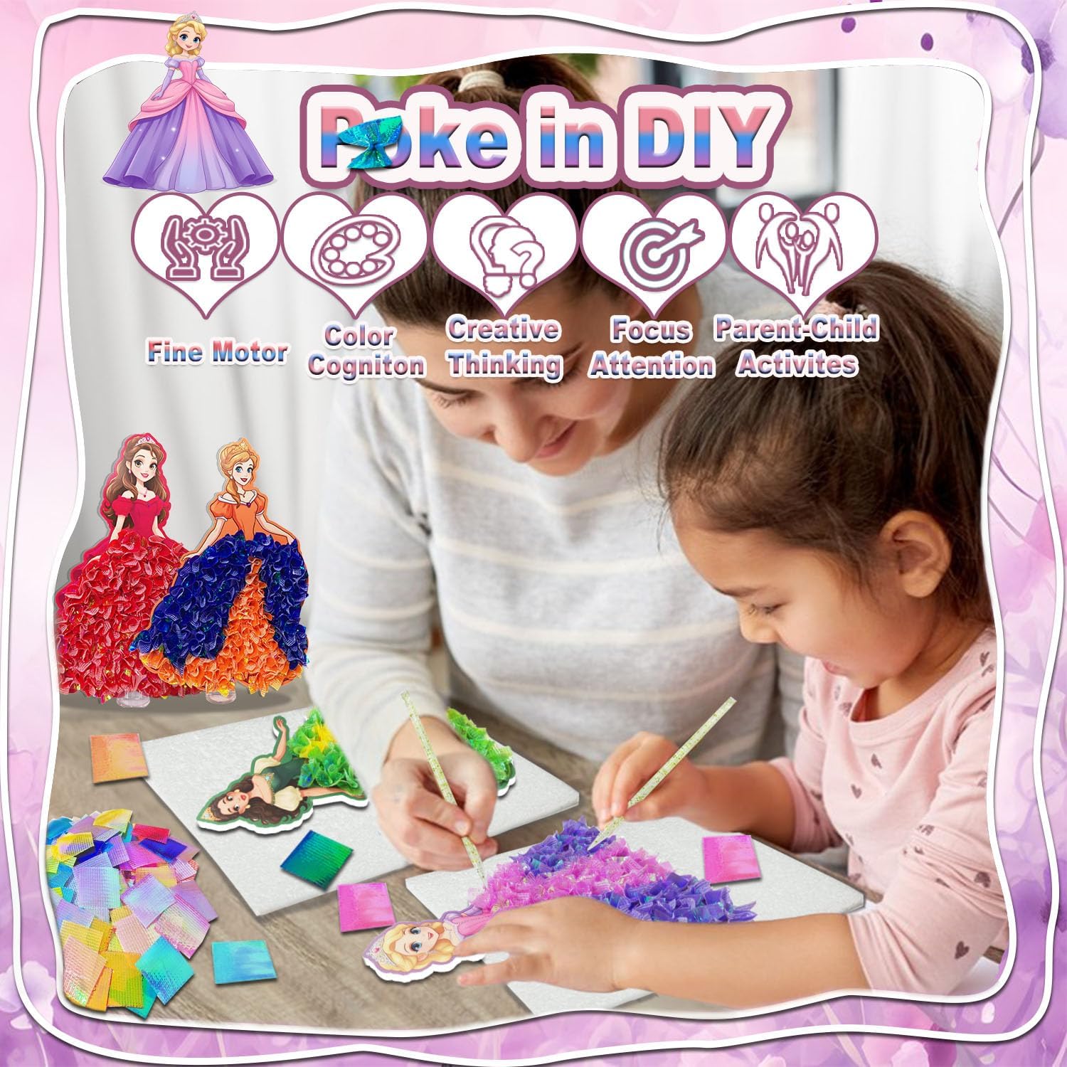 Detalle 2 de JRD&BS WINL Poke-in Art Kit 800 pieces