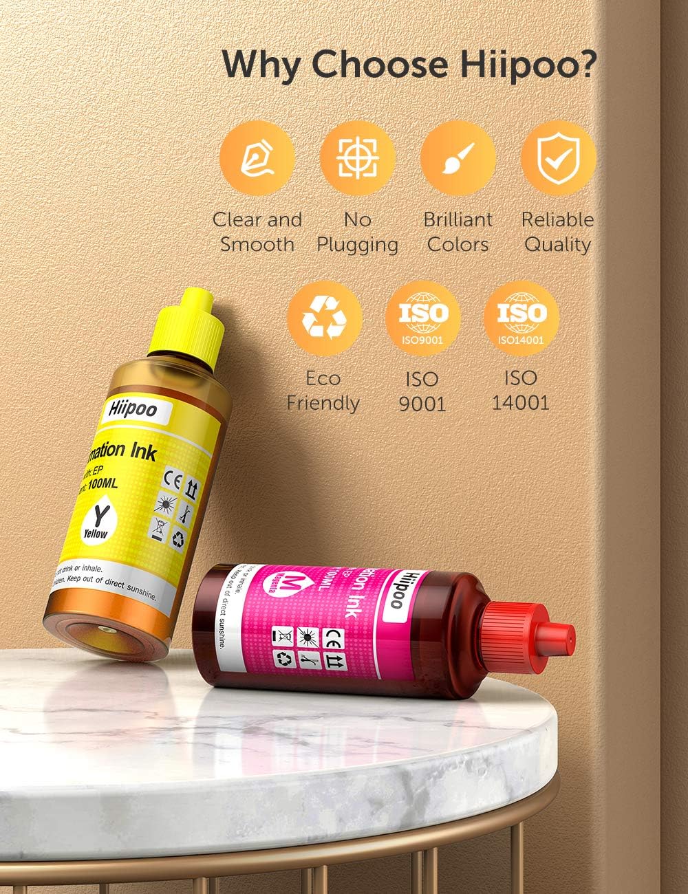 Detalle de Hiipoo Sublimation Ink 400 ml