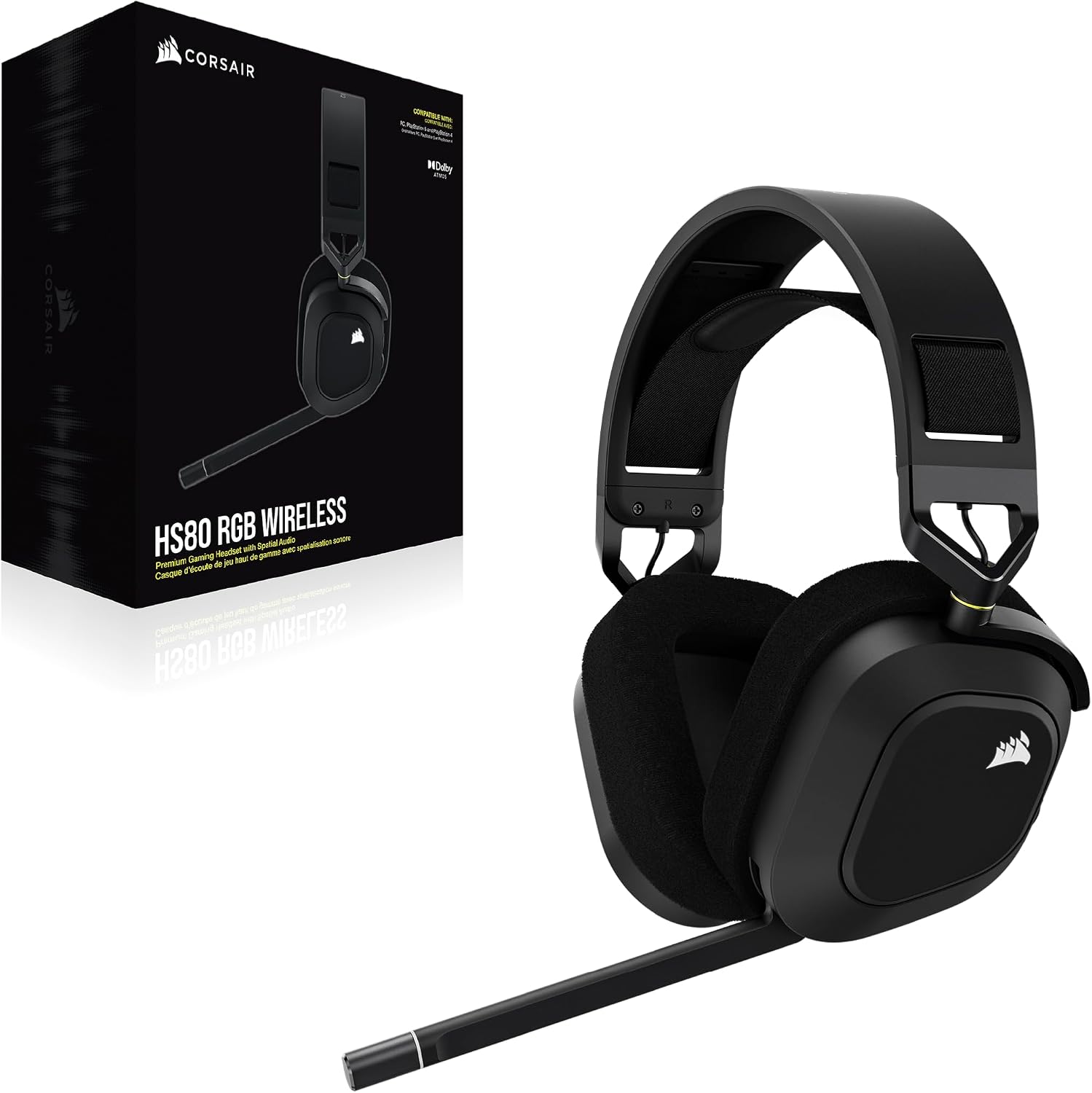 Thumbnail 6 de Corsair HS80 RGB Wireless Casque Gaming